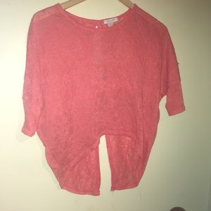 Summer open back shirt